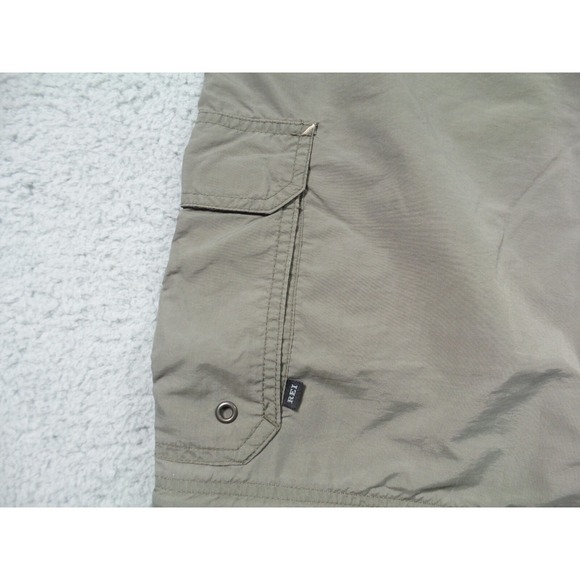 REI Pants Mens Size M 35 X 31 Green Convertible Cargo Belted Ankle Zip UPF 50+ - Picture 12 of 16